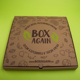 Pizzadoboz 30 cm, barna, Box Again 